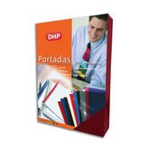 PORTADA GOFRADA PIEL Nº 8 1000 GR A4 19 BURGUNDY P/50 | 50 UNIDADES | (DHP COMERPA SLU)
